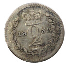 1838+Great+Britain+Silver+Coin+Queen+Victoria+Maundy+Two+Pence