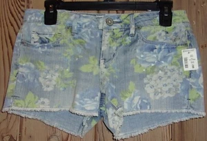 Aéropostale SHORTY Denim Jean Shorts (2.5" inseam) Size: 3/4 NWT $40 - Picture 1 of 2