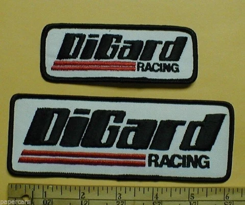 DiGard old NASCAR Winston Racing jacket Patch NOS 1980s vtg lot x2 Bobby Allison Cover