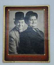Stan Laurel & Oliver Hardy 1936 Trading Card Bunte Filmbilder  #56