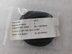 60-119075A43| O-RING 2-167 / 75D BLK-VITON - Picture 1 of 2