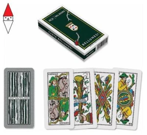 CARTE DA GIOCO TEODOMIRO DAL NEGRO BELLUNESI DA 40 AKQA - Imagen 1 de 2