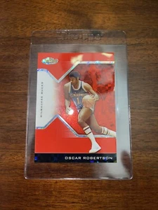 2004-05 Topps Finest Red X-fractors /99 Oscar Robinson NBA Hall Of Fame - Picture 1 of 3
