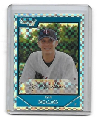 2007 Bowman Chrome Prospects X-Fractors #BC109 Ryan Mullins /275 - Image 1 of 2