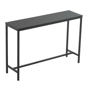 Industrial Style Porch Table Single Layer Black Oak Triamine Board [105 * 30 * 7 - Picture 1 of 8