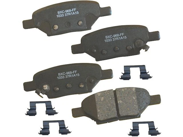 For 2005-2010 Pontiac G6 Brake Pad Set Rear Bendix 71933XX 2007 2006 2008 2009 - Image 1 of 2
