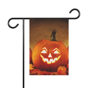 Pumpkin Jack o Lantern Flag Fall Decorative Gift Yard Garden & House Banner - Picture 1 of 9