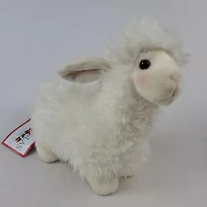 Peluche Douglas Lama Alpaca 9" pollici bianco peluche giocattolo NUOVO - Foto 1 di 11
