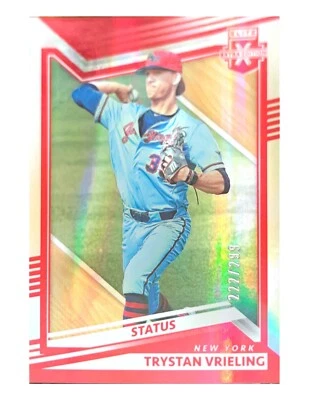 2022 Panini Elite Extra Edition Base [Status Red] #100 Trystan Vrieling 222/299 - Image 1 of 2