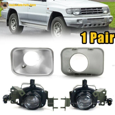 Kit de cubierta de faro antiniebla delantero para Mitsubishi PAJERO MONTERO V32 V33 V43 Foto 1 de 4