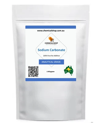 SODIUM CARBONATE Soda Ash Dye Fixer Australia PURE no additive Na2CO3  - image 1 of 2