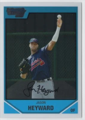 2007 BOWMAN CHROME 1ST RC JAYSON HEYWARD DODGERS R19 - Image 1 of 2