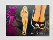 2020 Benchwarmer Gold Edition Footsie Card Pink Foil Billie Jo Powers #1/4 Prism