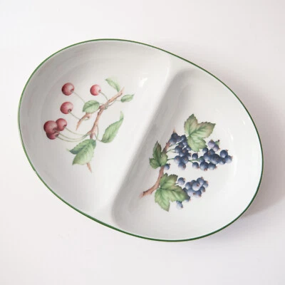 Plato para servir Royal Worcester porcelana fina Cotswold fruta dividida Portugal Foto 1 de 4