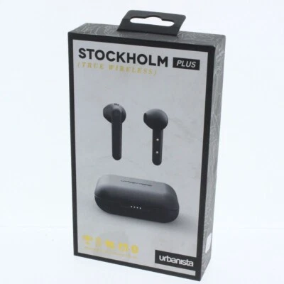 Urbanista Stockholm Plus True Wireless Bluetooth Earbuds Headphones Black - Image 1 of 4