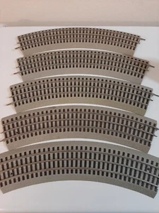 (5) Lionel Fastrack Spur O 3 Schienen O-36 Vollkurvengleis  - Bild 1 von 1