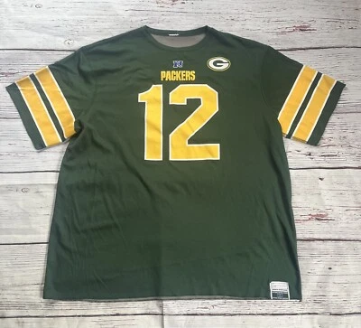 ДВУСТОРОННЯЯ ФУТБОЛКА GREEN BAY PACKERS NFL для взрослых Аарон Роджер без бирки см. фото - Изображение 1 из 4