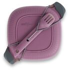 Eco 5 Piece Mess Kit Plum Purple With Locking Clips Easy Clean-Up Easy Gripping