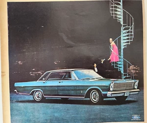 Ford Galaxie 500 LTD Car Vintage 1965 Ad Magazine Print Automobile - Picture 1 of 8