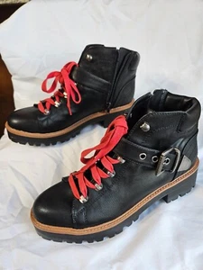 Indigo Rd. Ibis2 Damenstiefel schwarz Kampf- & Schnürstiefel 8 Medium - Bild 1 von 5