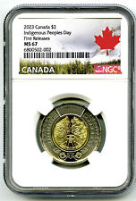 2023 $2 CANADA NGC MS67 INDIGENOUS PEOPLES DAY TOONIE TWO DOLLAR - FR TOP GRADE