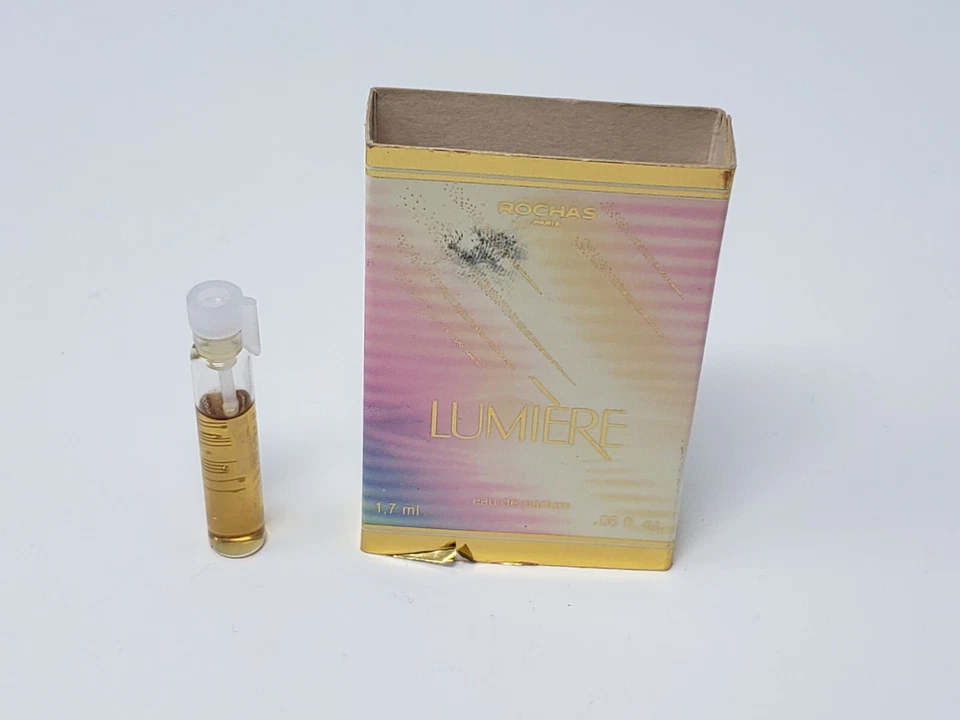 Vintage Rochas Paris Lumiere Perfume Sample .06 oz Eau De Parfum - Image 1 of 1