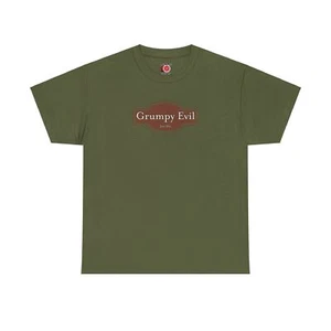DnD Alignment Grumpy Evil - Dungeons and Dragons Tee - DnD Gift Unisex T-Shirt - Picture 1 of 21