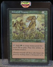 Priest of Titania Urza's Saga MTG Magic the Gathering LP #29