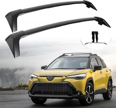 2PCS Cross Bars Fits For Toyota Corolla Cross 2022-2024 Roof Rail Rack Crossbar - Image 1 of 4