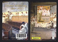 Italia 2019 - Cesare Maccari - tessera filatelica 