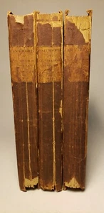 1821 'KENILWORTH' by SCOTT 1ST ED 3 VOLS ORIGINAL BOARDS UNCUT QUEEN ELIZABETH - Picture 1 of 9