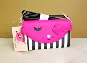 Betsey Johnson Clutch Handtasche Cat Peek A Boo Crossbody Kitty NEU - Bild 1 von 12