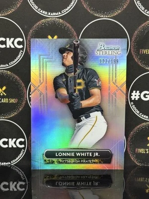 2022 Bowman Sterling Prospects Refractors #BSP98 Lonnie White Jr. 122/199 - Image 1 of 2
