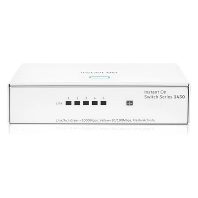 HPE Networking Instant On 1430 5-Port Gb Unmanaged Layer 2 Ethernet Switch - Image 1 of 2
