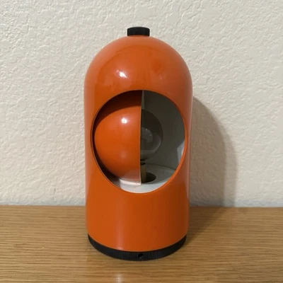 Lightolier Eclipse Desk Lamp Orange Mid Century Modern - Image 1 of 4