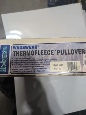 Chaqueta térmica de vellón Hodgman Waderwear - negra talla pequeña  Foto 1 de 4