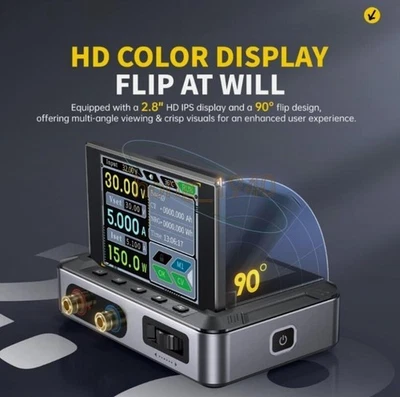 Portable Lab DC Power Supply CNC Adjustable 30V 5A 150W Digital PD QC DPS-150 - Image 1 of 4