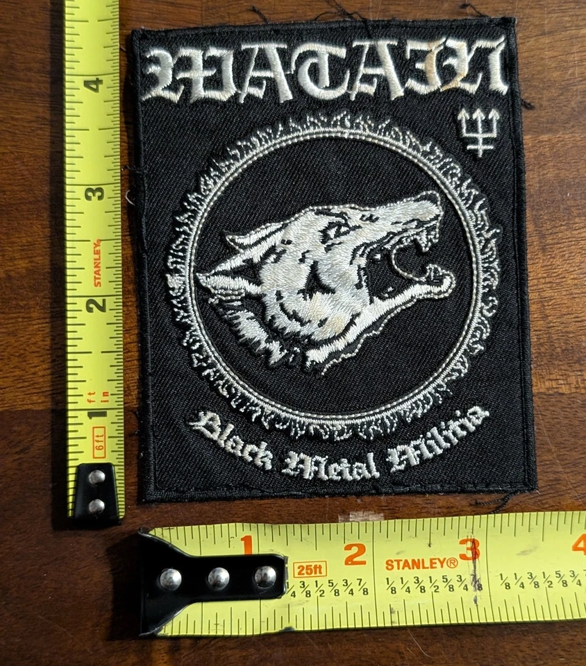 Watain "Black Metal Militia" Patch Mayhem Marduk Immortal Tsjuder Mortuary Drape - Image 1 of 1