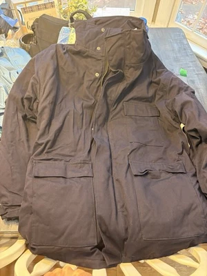 SteelGuard FR Pro Insulated Parka, Navy, Large New NWT Cat 4 - Image 1 of 4