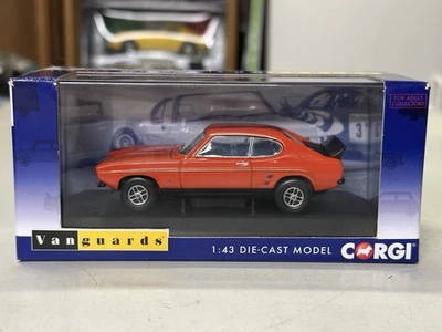 1:43 CORGI VANGUARDS diecast car FORD CAPRI MK 1 RS3100 "SEBRING RED" #VA13305A - Image 1 of 4
