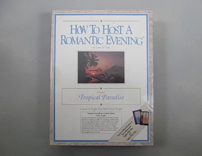 How To Host A Romantic Evening Board Game Tropical Paradise Decipher Sealed NOS - Image 1 of 4