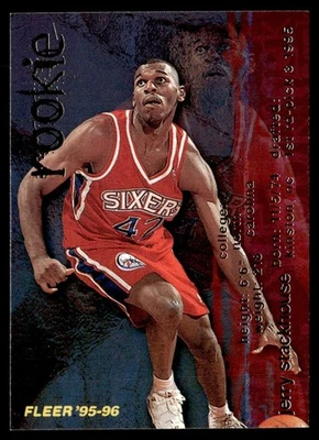 1996-97 Fleer Jerry Stackhouse Rookie Philadelphia 76ers #310 - Image 1 of 2