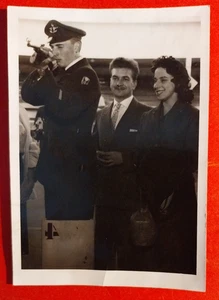 Photo Carto. Military The Knotweed Female And Man 1940 - 50 C. (F 31) - Picture 1 of 2