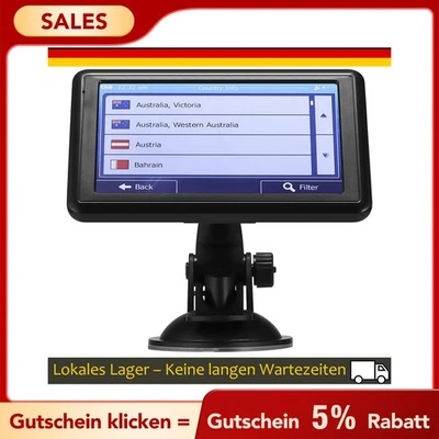 Auto Navigationsgerät GPS GPS-Navigation PKW LKW KFZ Truck 5 Zoll Karten Update - Bild 1 von 4
