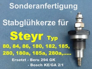 Schnell-Glühkerzen Umbausatz für Steyr T80, T84, T86, T180, T182, T185, T280 - Bild 1 von 7