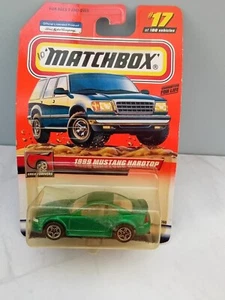 Great Drivers 1999 Ford Mustang Hardtop Verde #17, Matchbox 1:64 Sclae by... - Foto 1 di 2