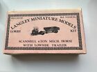 LANGLEY 00 SCALE SCAMMEL 6 TON MECH HORSE WITH LOWSIDE TRAILER  KIT. UNOPENED