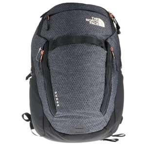 The North Face Women's Surge Black Heather Copper Laptop Backpack Daypack NWT! - Picture 1 of 5