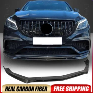 REAL Carbon Front Bumper Lip Spoiler For Mercedes-Benz C292 GLE63 2015-2018 - Bild 1 von 15