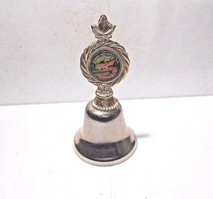 VINTAGE ANNE HATHAWAY'S COTTAGE VICTORIA B.C. MINIATUR SOUVENIR METALLGLOCKE - Bild 1 von 7